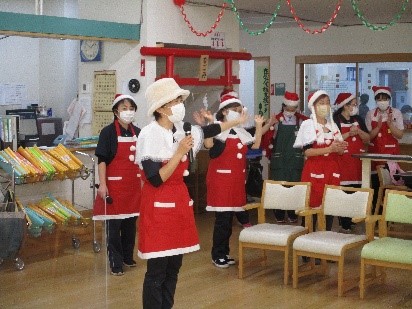 クリスマス会の写真です